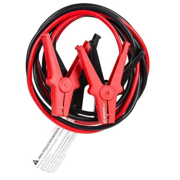 Пусковые провода 300А, 3м, до -40&deg;C, чехол INTERTOOL AT-3042 AT-3042 фото