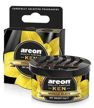 Ароматизатор AREON Ken Чорная ваниль банка (под сидение) 077210 077210 фото