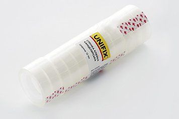 Лента клейкая канцелярская 20 SKK-210241-20 (12шт) UNIFIX SKK-210241 SKK-210241 фото