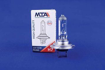 Лампа автомобильная H7 12V 55W PX26D (ближняя/дальняя, противотуманная) MTA 80715 HBC1 80715 HBC1 фото