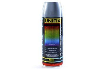 Эмаль универсальная акриловая серебро глянец 400мл UNIFIX 951050 951050 фото
