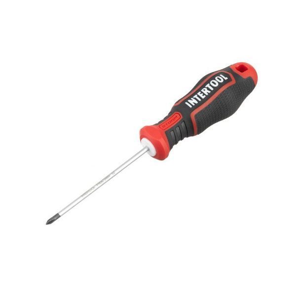 Отвертка крестовая PH0*75 мм, S2, STORM INTERTOOL VT-3413 VT-3413 фото