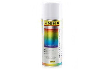 Эмаль универсальная акриловая RAL 9010 Белый мат. 400мл UNIFIX 941031 941031 фото
