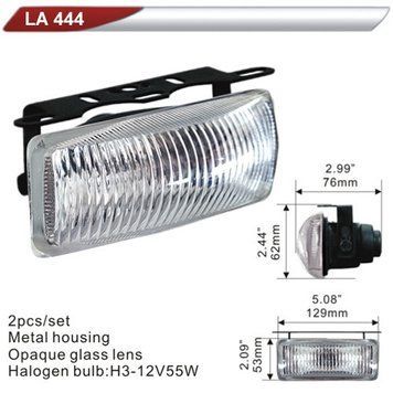 Фара додаткова DLAA 444-W/H3-12V-55W/129*53mm (LA 444-W) LA 444-W фото