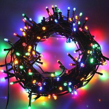 Гирлянда Новогодняя Светодиодная Нить, 200 LED-лампочек, 18 метров, Разноцветная RD7130 фото