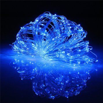 Гирлянда Новогодняя светодиодная Роса 100LED, 10м, Цвет ламп Синий RD9026 фото