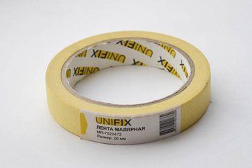 Лента клейкая малярная 20мм*40м MR-7020472 UNIFIX MR-7020472 MR-7020472 фото