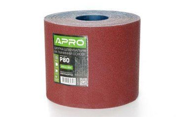 Бумага шлифовальная APRO P100 рулон 200мм*50м (тканевая основа) 828145 828145 фото