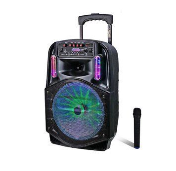Портативна Бездротова Bluetooth колонка+світломузика,мікрофон,пульт Model CH86 CH86 фото