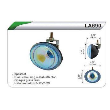Фара додаткова DLAA 690-RY/H3-12V-55W/102*81mm (LA 690-RY) LA 690-RY фото