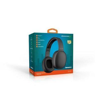 Навушники Bluetooth закриті з мікрофоном Grand-X GB-11B Black GB-11B фото