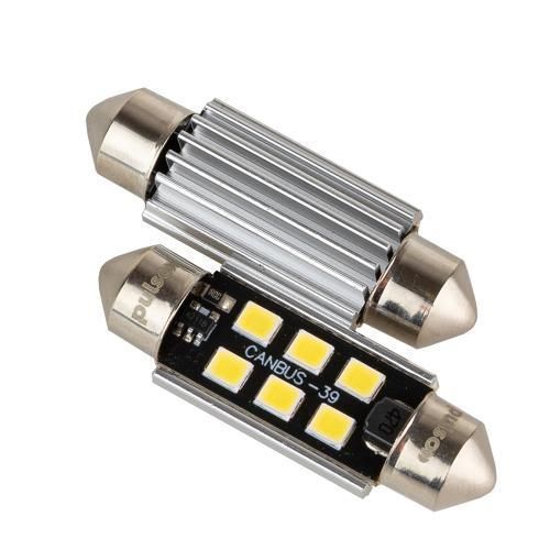 Лампа PULSO/софитная/LED C5W /39мм/CANBUS/9SMD-2835/12v/2,9W/315lm White (LP-39C5W) LP-39C5W фото