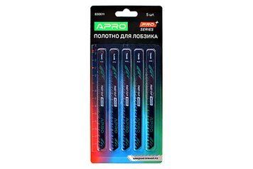 Полотно для лобзика (дерево) 132/110мм 4 мм 6TPI Быстрый прямой T344D APRO 830611 830611 фото