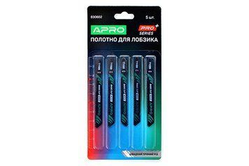 Полотно для лобзика (дерево) 76/50мм 2 мм 12TPI быстрый прямой T119B APRO 830602 830602 фото