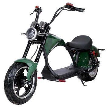 Электроскутер Chopper 2000W, 60V12Ah, Green r804-m3p/2000Gn фото