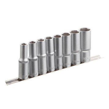 Набор удлиненных головок на планке 10-22, 1/2", 8 ед. INTERTOOL ET-6009 ET-6009 фото