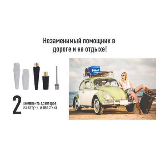 Компрессор "ViTOL" K-20 100psi/12Amp/35л/прикуриватель (K-20) K-20 фото