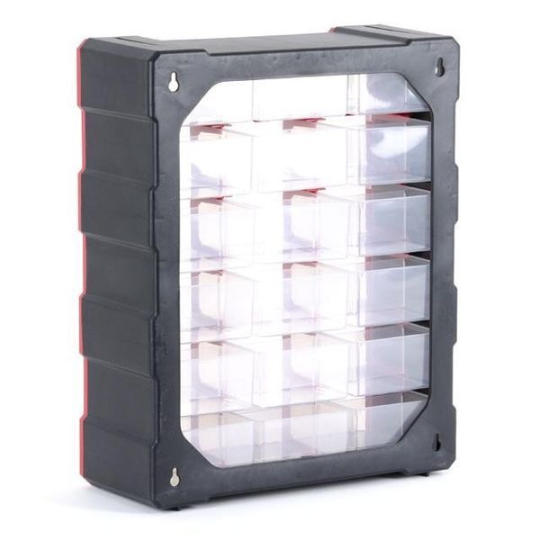 Органайзер 19" 475*380*160 мм, 18 комірок INTERTOOL BX-4019 BX-4019 фото