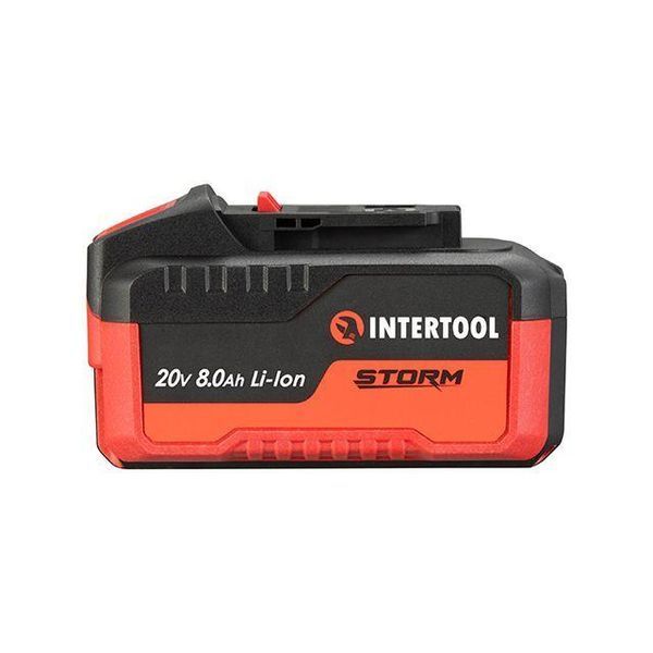 Акумулятор 20 В, літій-іон, 8.0 Ач, індикатор рівня заряду INTERTOOL WT-0343 WT-0343 фото