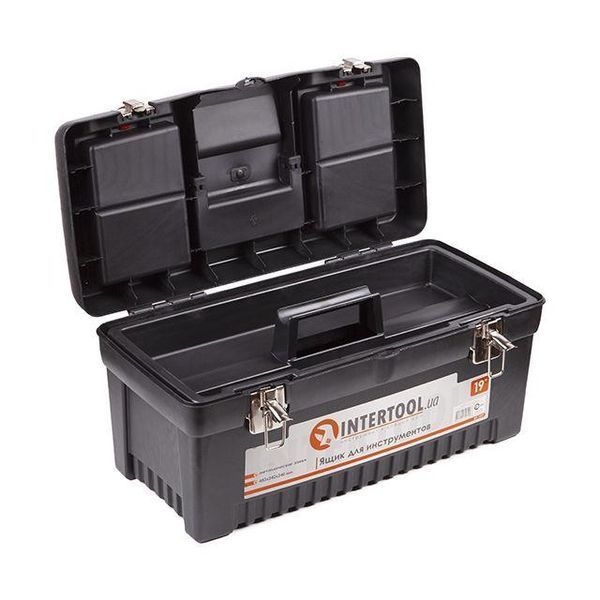 Скринька для інструментів з металевими замками INTERTOOL BX-1019 BX-1019 фото