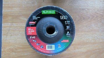 Круг лепестково-торцевой керамический Р40 конус 125х22.2мм (Т29) (КЛТ) APRO PRO 830489 830489 фото