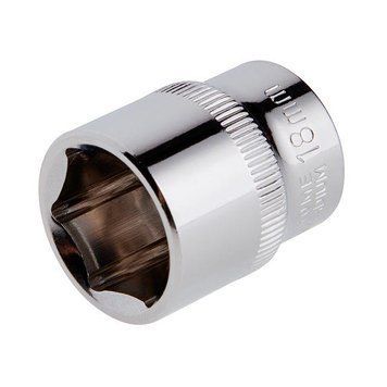 Головка шестигранна 3/8", 18 мм, Cr-V. STORM ET-0418 фото