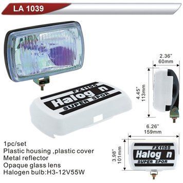 Фара додаткова DLAA 1039-RY/H3-12V-55W/159*101mm/кришка (LA 1039-RY) LA 1039-RY фото