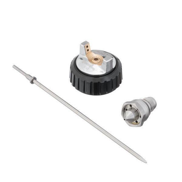 Комплект 1.4мм форсунка, воздушная головка, игла к краскопультам HVLP BLACK M-DIAMOND STORM INTERTOOL PT-2614 PT-2614 фото