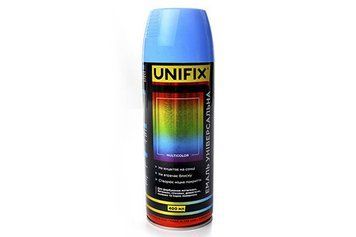 Емаль універсальна акрилова RAL5012 блакитний глянець 400 мл UNIFIX 951024 951024 фото
