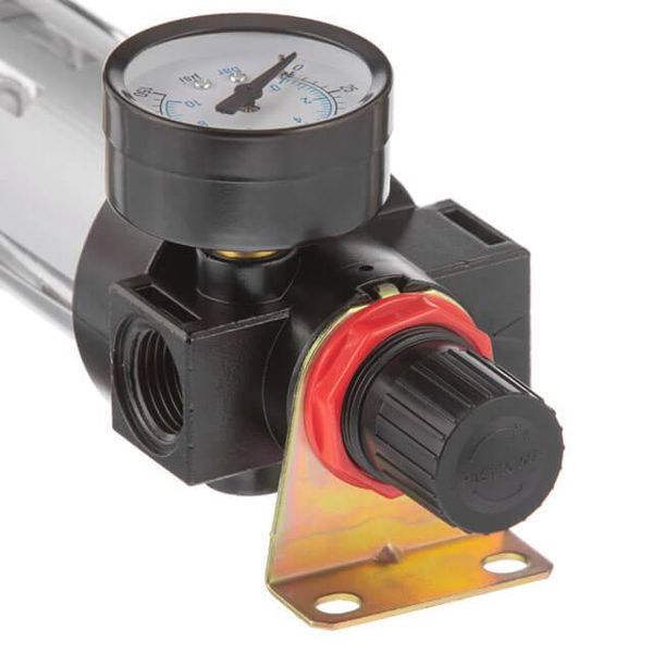 Фильтр очистки воздуха + редуктор в металле 1/2" INTERTOOL PT-1410 PT-1410 фото
