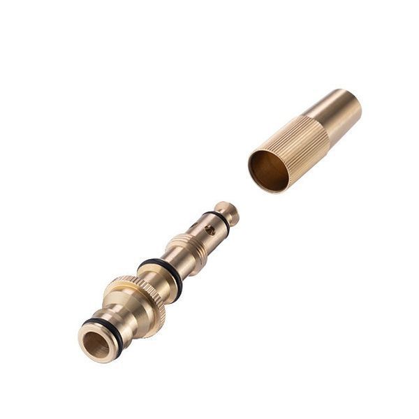 Комплект насадка латунная для полива 1/2", коннектор с аквастопом 1/2", коннектор 1/2", INTERTOOL GE-1426 GE-1426 фото
