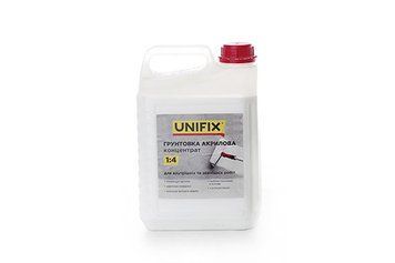 Ґрунтовка акрилова концентрат 1:4 глибокого проникнення 5 кг UNIFIX 951105 951105 фото