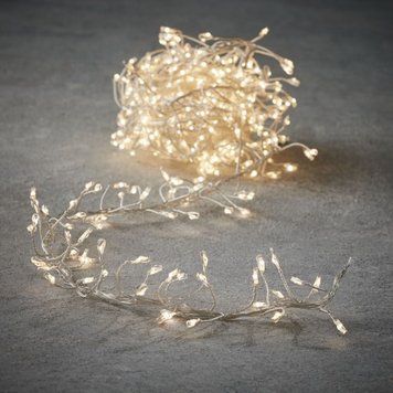 Гирлянда Струна плетённая медная проволока 300LED 3м с контроллером, Цвет ламп Белый RD234 фото