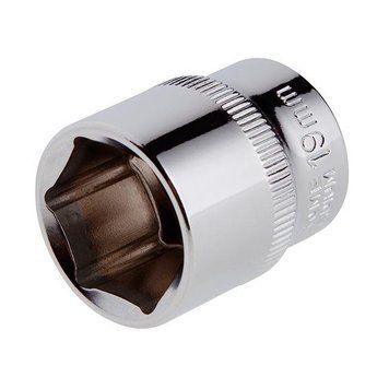 Головка шестигранна 3/8", 19 мм, Cr-V. STORM ET-0419 фото