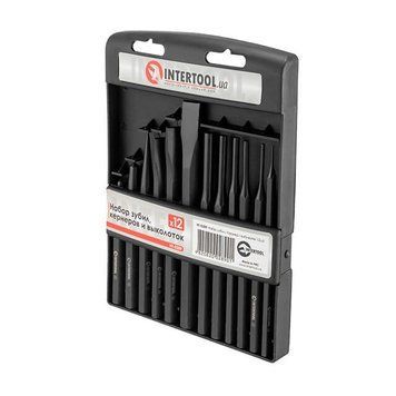Набор зубил, кернеров и выколоток 12 шт INTERTOOL HT-0289 HT-0289 фото