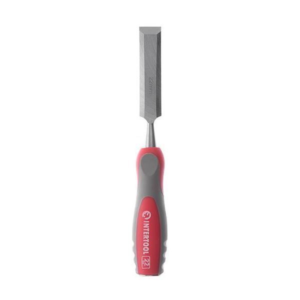 Стамеска 22мм, Cr-V, двокомпонентна рукоятка INTERTOOL HT-3522 HT-3522 фото
