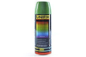 Эмаль универсальная акриловая RAL6002 зеленый листовой глянец 400мл UNIFIX 951025 951025 фото