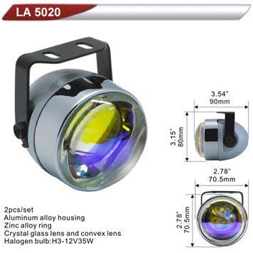 Фара додаткова DLAA 5020-RY/H3-12V-55W/D=70mm (LA 5020-RY) LA 5020-RY фото