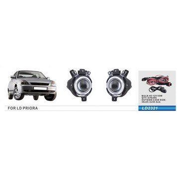 Фари дод.модель LADA/Priora 2170-72/LD-2321/H3-12V55W (LD-2321 Chrome) LD-2321 Chrome фото