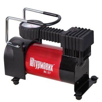 Компресор "Штурмовик" AC-27 100psi/12Amp/35 л/прикурювач (AC-27) AC-27 фото