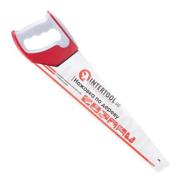 Ножівка по дереву з розжареним зубом INTERTOOL HT-3162 HT-3162 фото