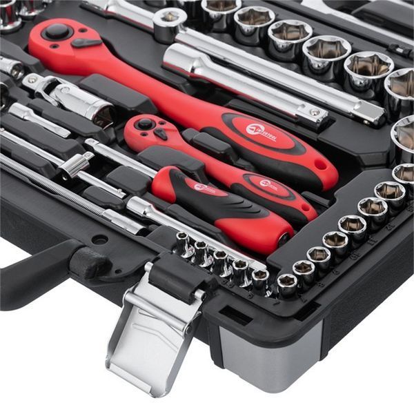 Профессиональный набор инструментов 1/4" & 1/2" 61 ед INTERTOOL ET-6061 ET-6061 фото