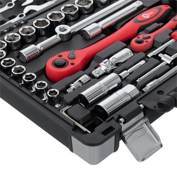 Профессиональный набор инструментов 1/4" & 1/2" 61 ед INTERTOOL ET-6061 ET-6061 фото