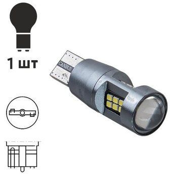 Лампа диодная T-15 2016-24 SMD линза 12V-30V 10858 T-15 2016-24 фото