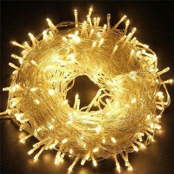 Гирлянда новогодняя светодиодная, 300 LED-лампочек, 15 метров, Белая Теплая RD7146 фото