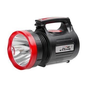Фонарь аккумуляторный 1 LED 5 W + 22 SMD лампочки, радио, MP3, режим PowerBank INTERTOOL LB-0104 LB-0104 фото