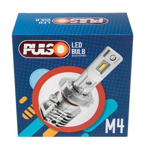 Лампы PULSO M4/H7/LED-chips CREE/9-32v/2x25w/4500Lm/6000K (M4-H7) M4-H7 фото