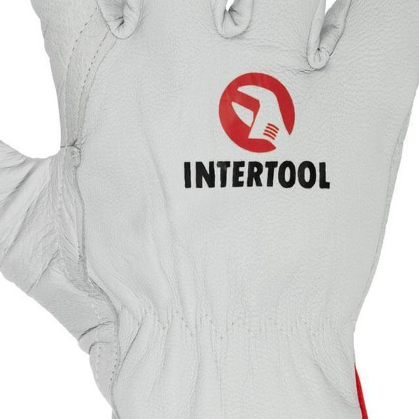 Перчатка кожаная из высококачественной овечьей кожи 10" Driver Style " INTERTOOL SP-0170 SP-0170 фото