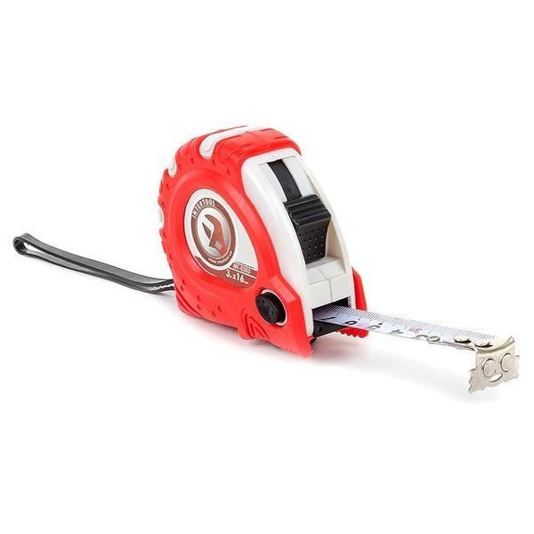 Рулетка с металлическим полотном 3 м x 16 мм "Супер Магнит" blister INTERTOOL MT-0303 MT-0303 фото