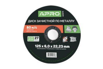 Диск зачистной по металлу 230х6х22,22мм (5шт в пач) APRO 829018 829018 фото